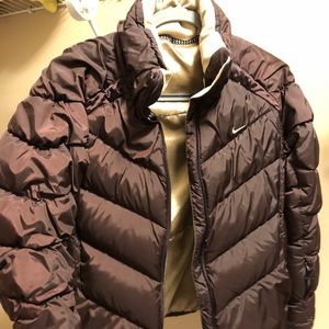 NIKE, Brown winter coat